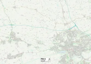 PR - Preston Prints: Fylde PR4 0 Print Map Sector Map