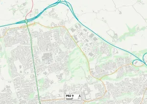 Preston PR2 9 Print Map Sector
