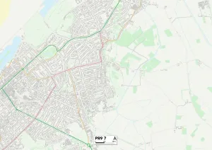 Sefton PR9 7 Print Map Sector