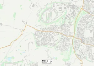 South Ribble PR26 7 Print Map Sector