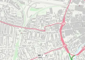 Berkshire RG1 7 Print Map Sector