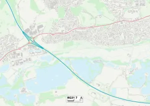 Berkshire RG31 7 Print Map Sector
