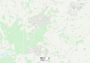 Berkshire RG7 3 Print Map Postcode Sector
