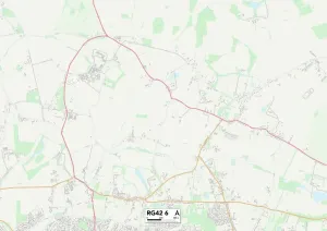 Bracknell Forest RG42 6 Print Map