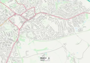 Wokingham RG40 2 Print Map Sector