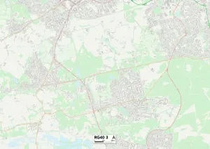 Wokingham RG40 3 Print Map Sector