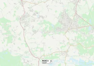 Wokingham RG40 4 Print Map Sector