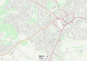Wokingham RG41 2 Print Map Sector