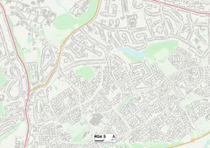 Wokingham RG6 5 Postcode Sector Print Map