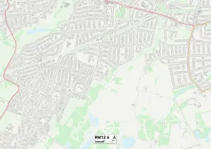 RM12 6 Print Map of Havering RM12 6 Area