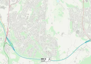 Medway ME5 8 Print Map Sector