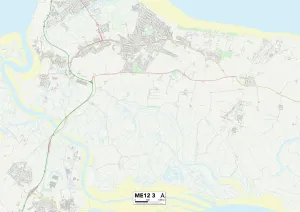 Swale ME12 3 Print Postcode Sector Map