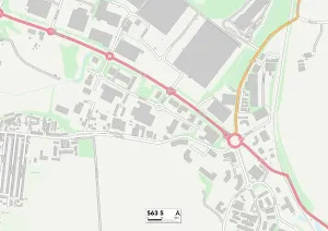 Barnsley S63 5 Print Map Sector