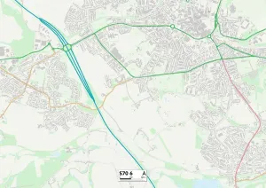 S - Sheffield Prints: Barnsley S70 6 Print Map Sector