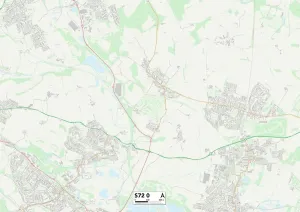 Barnsley S72 0 Postcode Sector Print Map