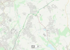 Barnsley S72 8 Print Map Sector