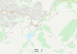 Barnsley S74 8 Postcode Sector Print Map