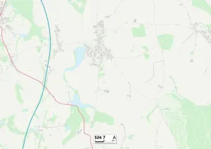 Rotherham S26 7 Print Map Sector