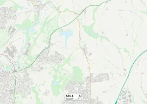 Rotherham S65 4 Postcode Sector Print Map