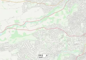 Sheffield S10 5 Print Map Sector