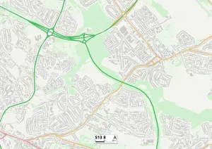 Sheffield S13 8 Print Map