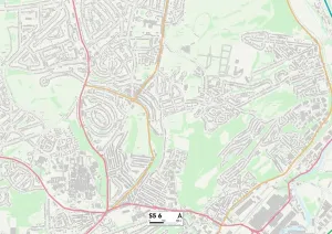 S - Sheffield Prints: Sheffield S5 6 Print Map Sector