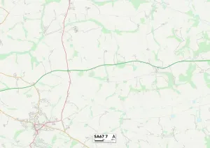 Pembrokeshire SA67 7 Print Map Sector
