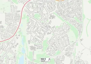 Stevenage SG2 0 Print Map