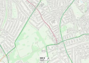 Sutton SM3 8 Print Map Sector Guide