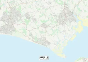 New Forest SO41 0 Print Map