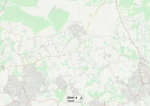 New Forest SO41 6 Print Map