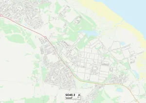 New Forest SO45 2 Print Map