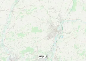 Winchester SO21 2 Print Map Sector