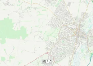 Winchester SO22 5 Print Map Sector