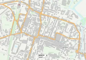 Winchester SO23 8 Print Map Sector