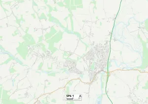 New Forest SP6 1 Print Map