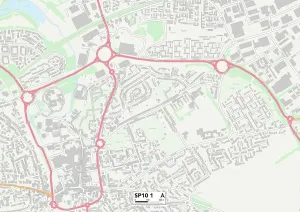Test Valley SP10 1 Print Map