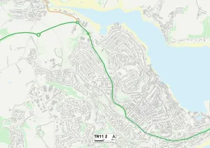Cornwall TR11 2 Print Map Sector