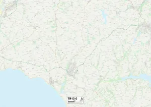 Cornwall TR13 0 Print Map Sector