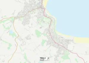 Cornwall TR26 2 Print Map Sector