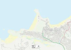 Cornwall TR7 1 Print Map