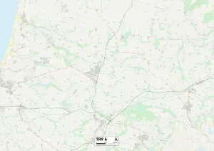 TR - Truro Prints: Cornwall TR9 6 Print Map Sector