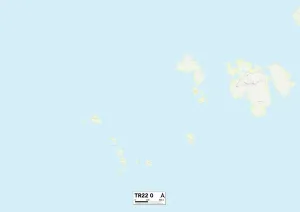 Isles of Scilly TR22 0 Print Map Sector