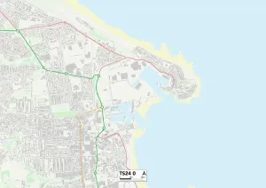 Hartlepool TS24 0 Postcode Sector Print Map
