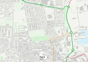 Hartlepool TS24 8 Print Map Sector