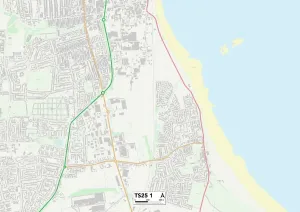 Hartlepool TS25 1 Print Map Sector Guide