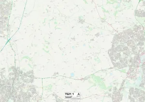Stockton-on-Tees TS21 1 Print Map Sector