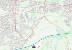 UB - Uxbridge Prints: Ealing UB2 4 Print Map Sector