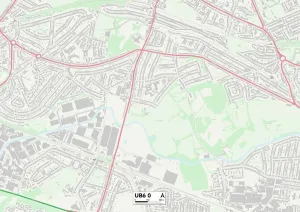Ealing UB6 0 Print Map Postcode Sector