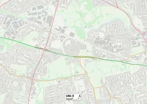 Ealing UB6 8 Print Map Sector